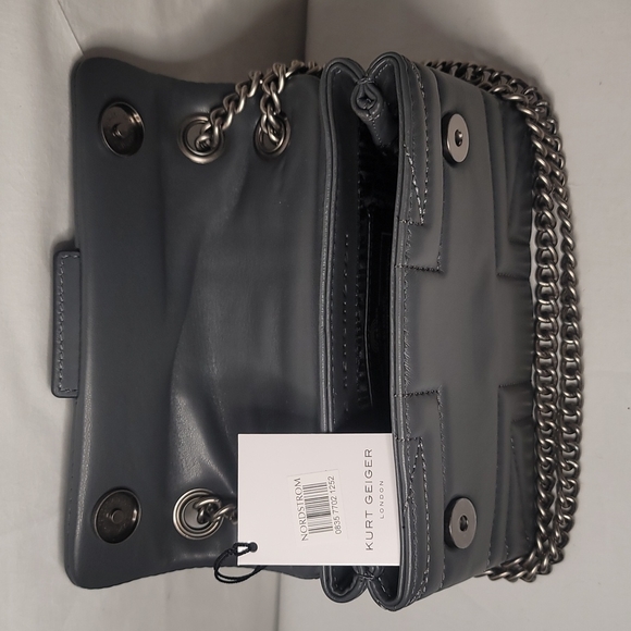 Leather Mini Kensington Crossbody Bag KURT GEIGER - Picture 4 of 11